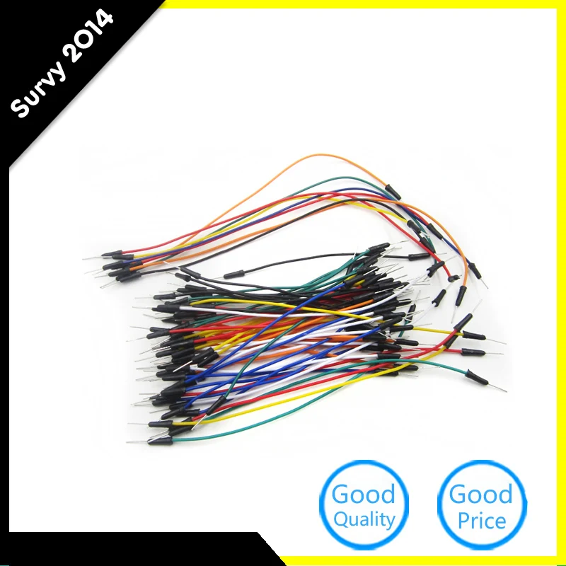 65pcs/Pack Mix Color Male to Solderless Flexible Breadboard Jumper Cable Wire For
65pcs/Pack Mix Color Male to Solderless Flexible Breadboard Jumper Cable Wire For