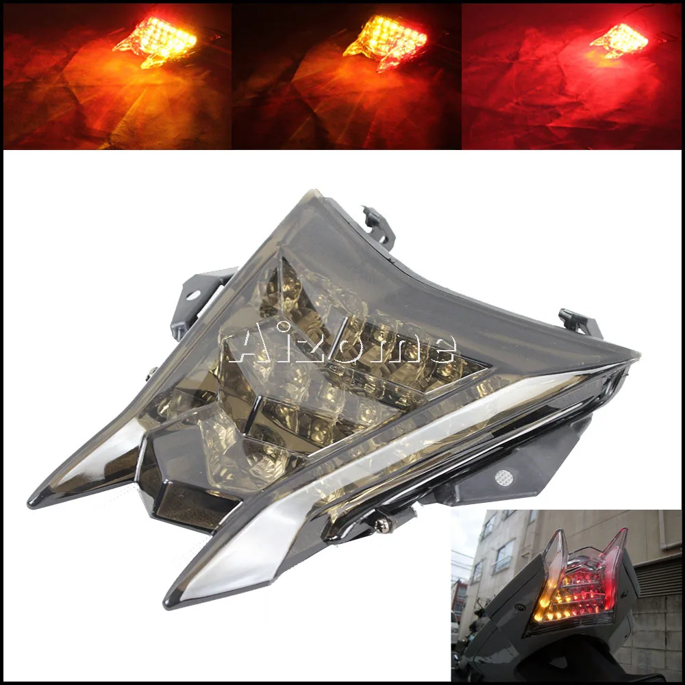 Motorcycle Smoke Lens LED Integrated Tail Light w/ Turn Signal Rear Brake Stop Lamp For BMW S1000RR 2010-2014 S1000R HP4 2010-14
Motorcycle Smoke Lens LED Integrated Tail Light w/ Turn Signal Rear Brake Stop Lamp For BMW S1000RR 2010-2014 S1000R HP4 2010-14