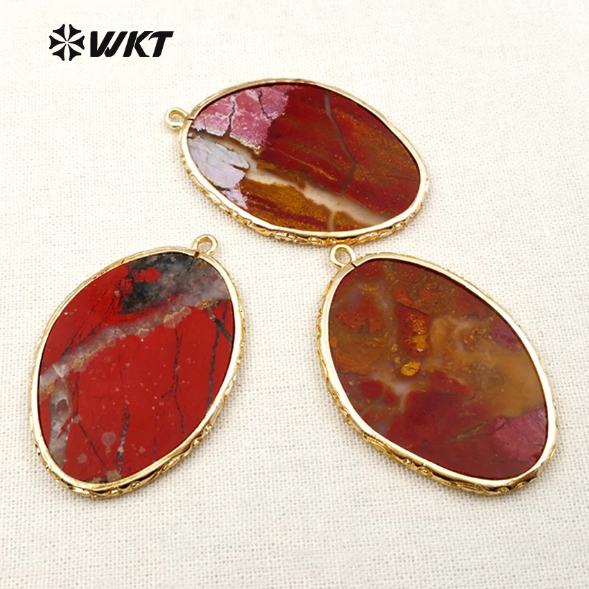 WT-P1316 NEW!Trendy stone pendant unique olivary pendant individual red color for women jewelry making 2018 fashion new design 
WT-P1316 NEW!Trendy stone pendant unique olivary pendant individual red color for women jewelry making 2018 fashion new design
