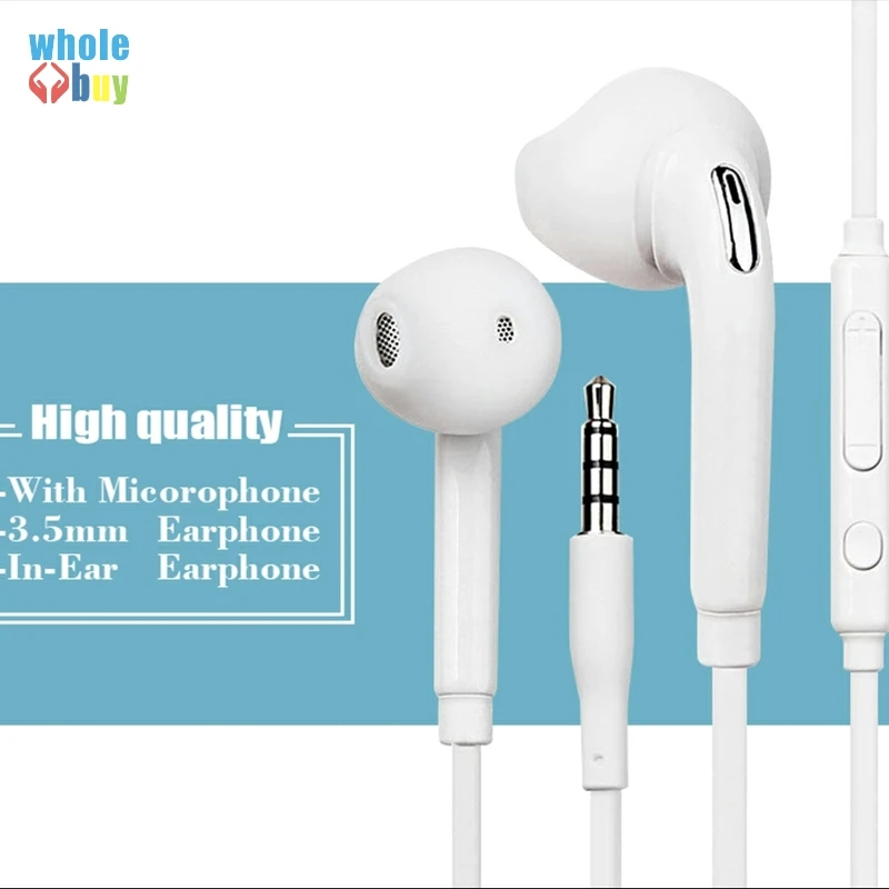 100pcs/lot Newest 3.5mm In-Ear Earphones Earbuds Headset With Mic & Remote Volume Control For Samsung Galaxy S6 i9800 S6 Edge
100pcs/lot Newest 3.5mm In-Ear Earphones Earbuds Headset With Mic & Remote Volume Control For Samsung Galaxy S6 i9800 S6 Edge