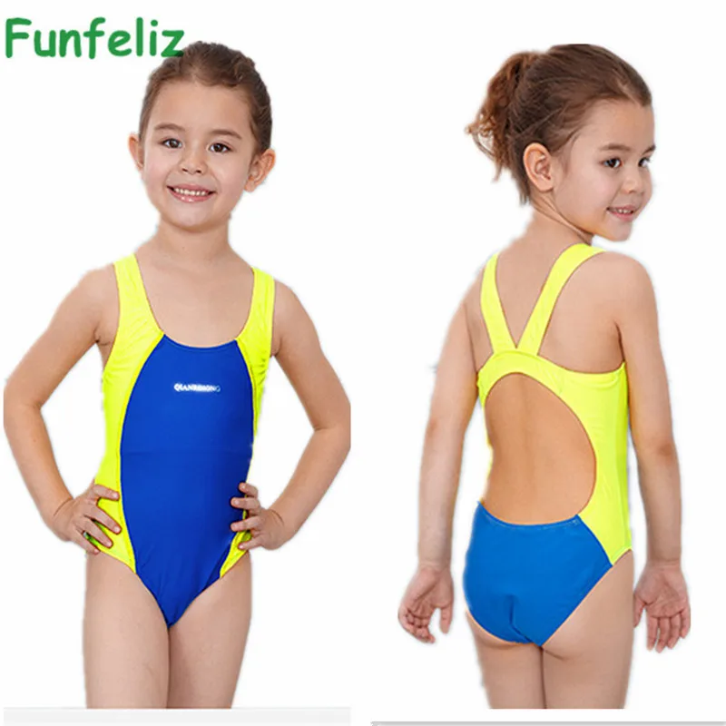 Funfeliz Girls Sport Swimsuit Kids bathing suit infantil One Piece swimwear for girls bathers Children lovely Swimming Suit 3-10
Funfeliz Girls Sport Swimsuit Kids bathing suit infantil One Piece swimwear for girls bathers Children lovely Swimming Suit 3-10