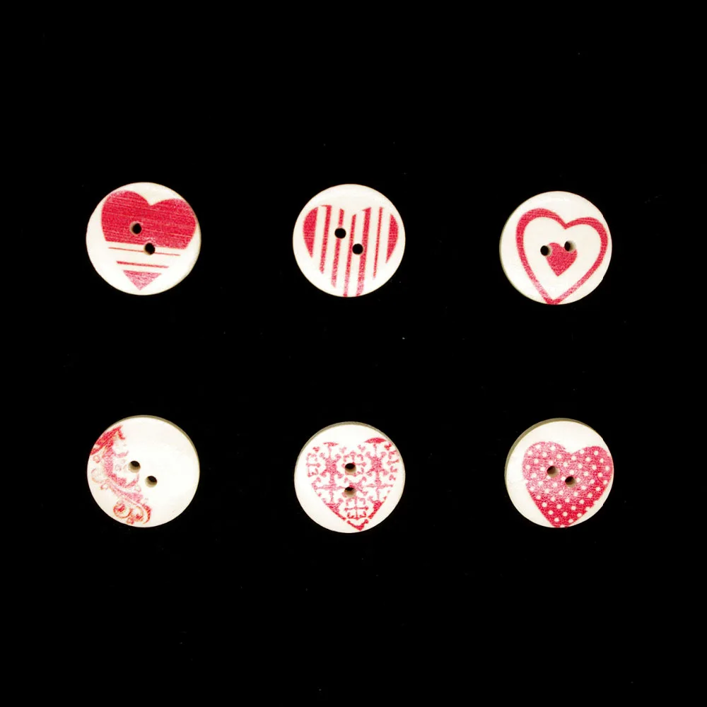 SHINE 30PCs Wooden Sewing Buttons Scrapbooking Round Two Holes Heart Pattern Costura Botones Decorate bottoni botoes 20mm
SHINE 30PCs Wooden Sewing Buttons Scrapbooking Round Two Holes Heart Pattern Costura Botones Decorate bottoni botoes 20mm