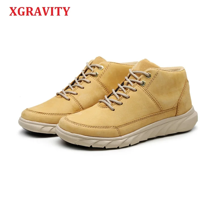 XGRAVITY осенние короткие ботинки для отдыха мужская обувь из натуральной коровьей кожи Весенняя Рабочая обувь уличные мартинсы ботильоны A177
XGRAVITY осенние короткие ботинки для отдыха мужская обувь из натуральной коровьей кожи Весенняя Рабочая обувь уличные мартинсы ботильоны A177