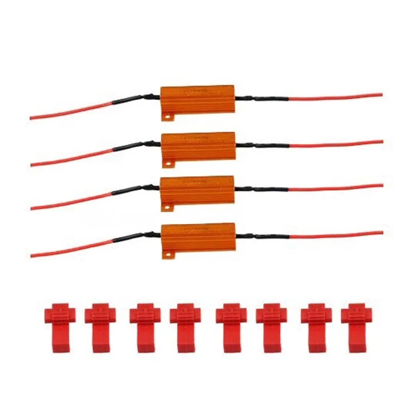 Hot 4pcs 60hm 50W LED Load Resistor Flash Turn Sigal/Fog/Running Light Indicators BX
Hot 4pcs 60hm 50W LED Load Resistor Flash Turn Sigal/Fog/Running Light Indicators BX