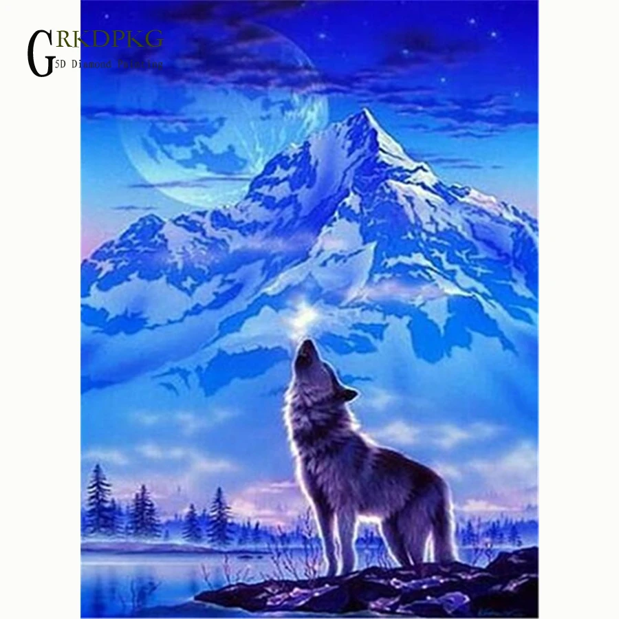 GRKDPKJ 5d diamond painting wolf xx full drill square diamond embroidery Cross stitch pictures of rhinestones Wedding decoration
GRKDPKJ 5d diamond painting wolf xx full drill square diamond embroidery Cross stitch pictures of rhinestones Wedding decoration