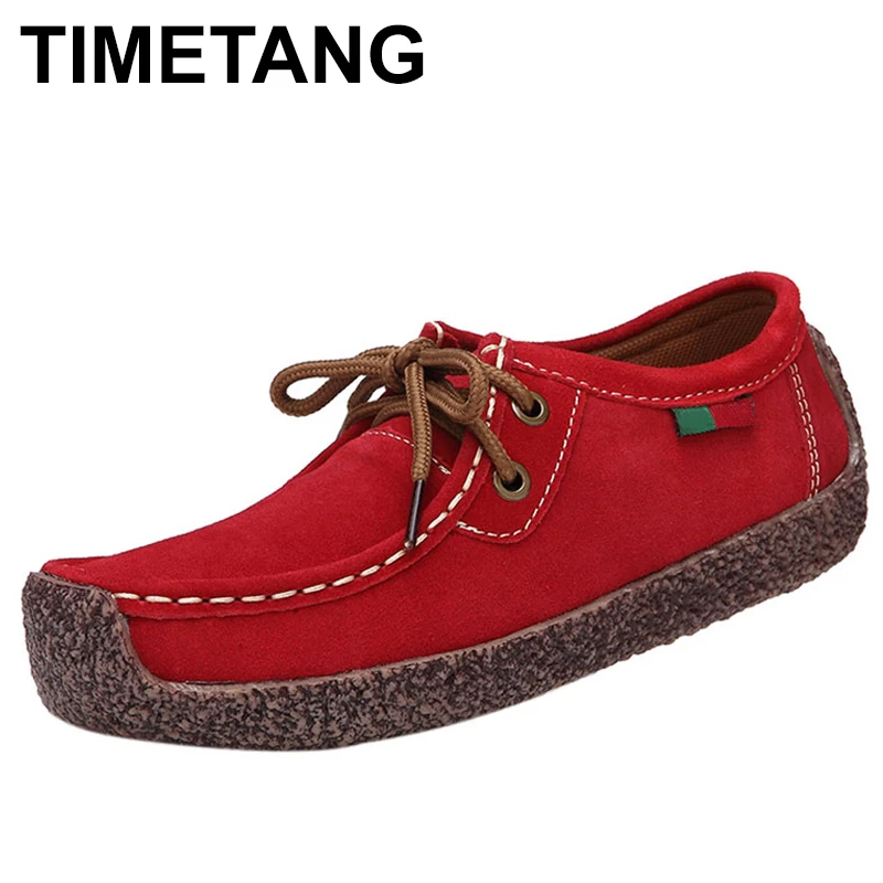 TIMETANG Fashion Woman Casual Shoes Wild Lace-up Loafers Women Flats Comfortable Footwear Woman Breathable Female Shoes C291
TIMETANG Fashion Woman Casual Shoes Wild Lace-up Loafers Women Flats Comfortable Footwear Woman Breathable Female Shoes C291