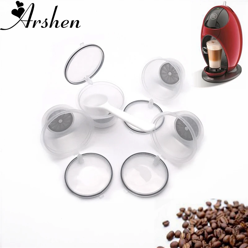 Капсула для кофе Arshen 4 шт./компл. многоразовая 200 раз совместима с nesкафе Dolce|4