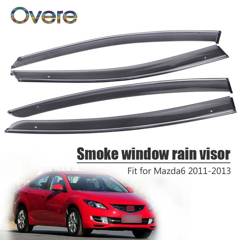 Overe 4 шт/1 Набор Дымовое окно дождевой козырек для Mazda 6 2011 2012 2013 авто-Стайлинг ABS навесы укрытия аксессуары
Overe 4 шт/1 Набор Дымовое окно дождевой козырек для Mazda 6 2011 2012 2013 авто-Стайлинг ABS навесы укрытия аксессуары