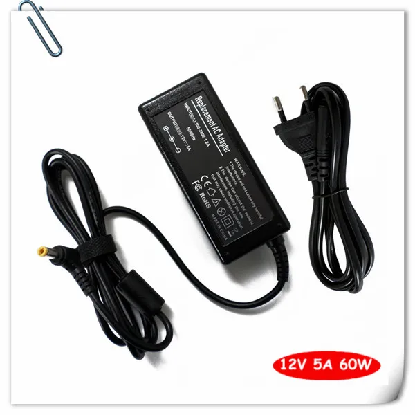 12V 5A AC power adapter supply For AKAI LCT2060 LCD TV For HP LCD PAVILION 1503
12V 5A AC power adapter supply For AKAI LCT2060 LCD TV For HP LCD PAVILION 1503