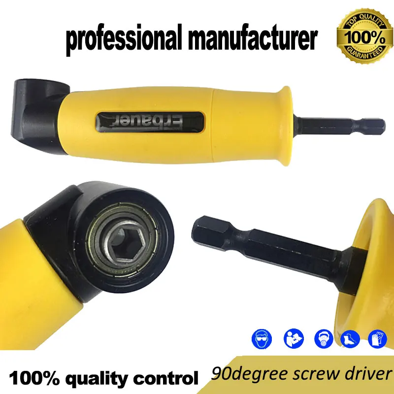 90 degree Angle bit holder small screw driver parts Magnetic head drill bits 6.3mm drill parts at good price and fast delivery
90 degree Angle bit holder small screw driver parts Magnetic head drill bits 6.3mm drill parts at good price and fast delivery