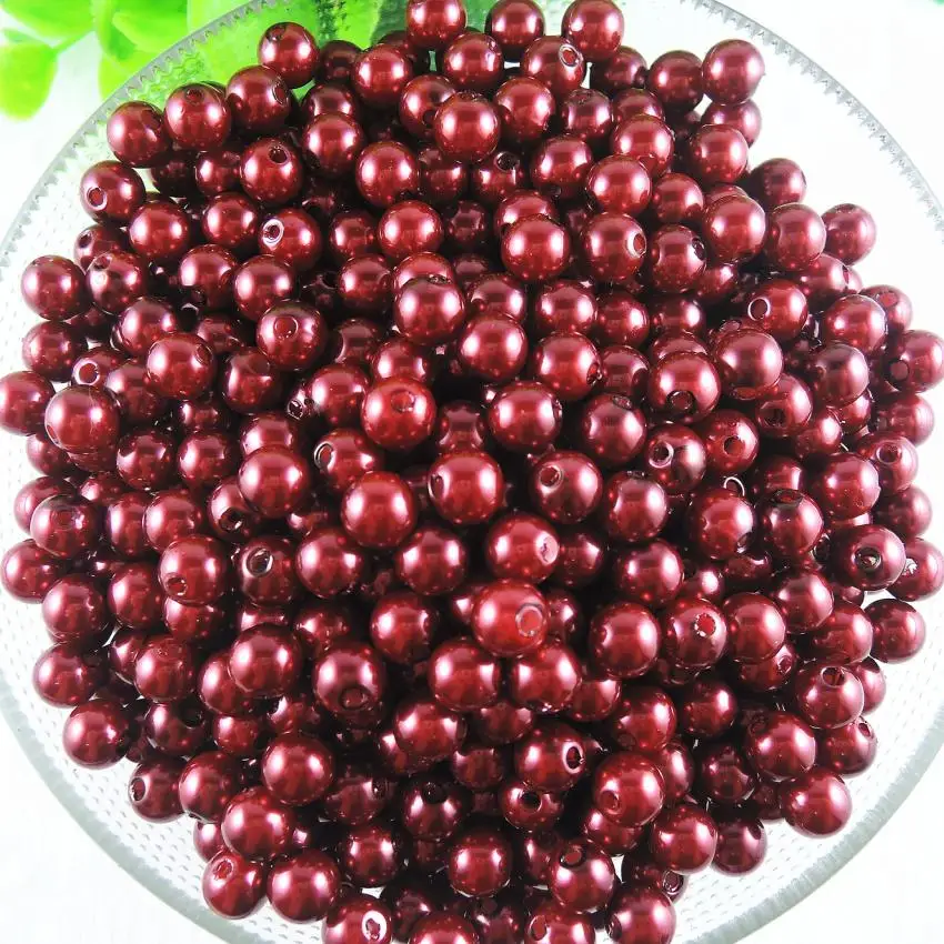 6mm 8mm 10mm 12mm 14mm Dark Red Acrylic Round Imitation Pearl Beads for Bracelets & Necklaces Making Jewelry Accessories AS-23
6mm 8mm 10mm 12mm 14mm Dark Red Acrylic Round Imitation Pearl Beads for Bracelets & Necklaces Making Jewelry Accessories AS-23