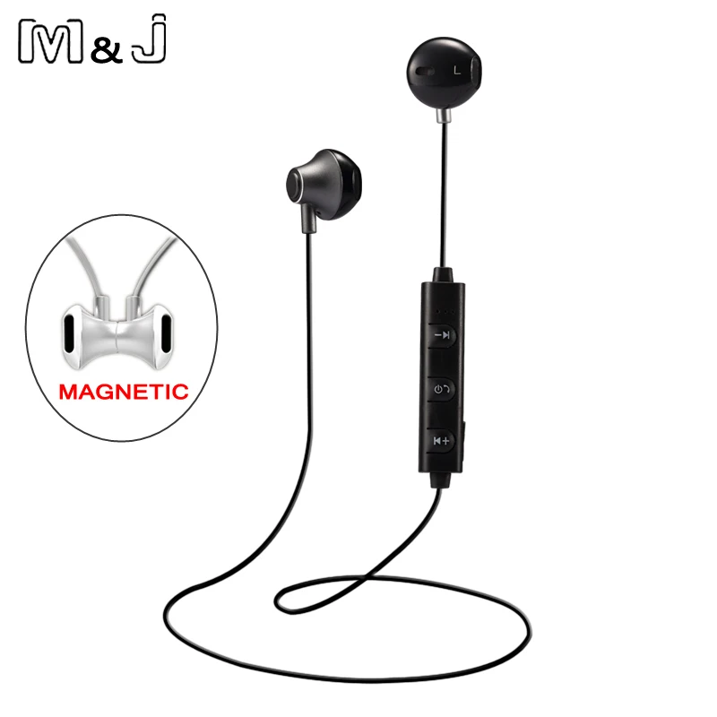 M & J 820 половинные вкладыши беспроводные Bluetooth наушники магнитные стерео