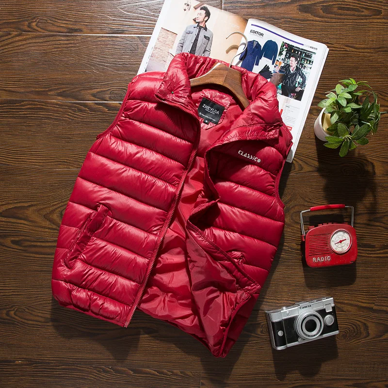 YuWaiJiaRen 2018 New Spring Winter Men's Vest Warm Ultralight Down Jackets Vests Solid Thin Male Lightweight Coats 6XL
YuWaiJiaRen 2018 New Spring Winter Men's Vest Warm Ultralight Down Jackets Vests Solid Thin Male Lightweight Coats 6XL