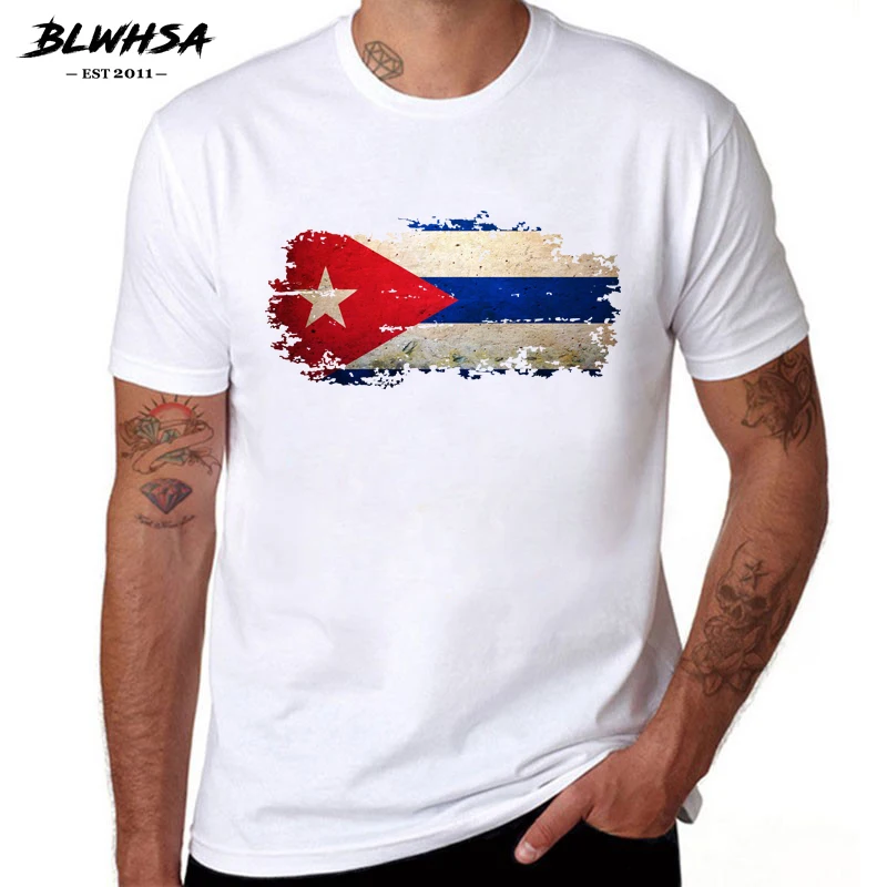 BLWHSA Cuba Flag T shirt Men Fashion Short Sleeve Round Neck Brand Printing T-shirts Hip Hop Cuba Flag Funny Men Tshirts
BLWHSA Cuba Flag T shirt Men Fashion Short Sleeve Round Neck Brand Printing T-shirts Hip Hop Cuba Flag Funny Men Tshirts