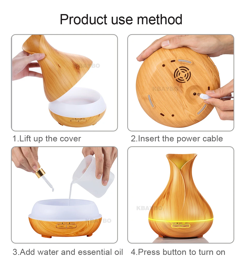 Aroma Diffuser dark wood Air Purifier Cool Mist Maker Ultrasonic Air Humidifer With LED Lamp Night Light Mini For Home
Aroma Diffuser dark wood Air Purifier Cool Mist Maker Ultrasonic Air Humidifer With LED Lamp Night Light Mini For Home