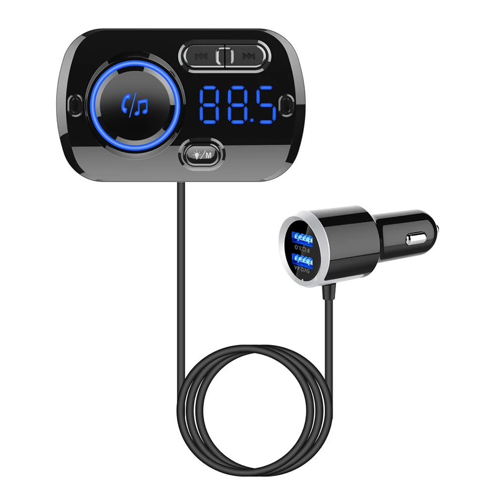 2020 Автомобильный MP3 плеер с функцией громкой связи Bluetooth 5 0 беспроводной