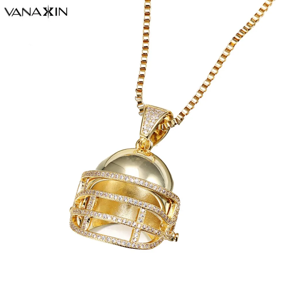 VANAXIN Basketball Helmet Pendants&Necklaces AAA Zircons Fitness Accessory Sport Fashion Jewelry Gold/Silver Color Gift Pendants
VANAXIN Basketball Helmet Pendants&Necklaces AAA Zircons Fitness Accessory Sport Fashion Jewelry Gold/Silver Color Gift Pendants