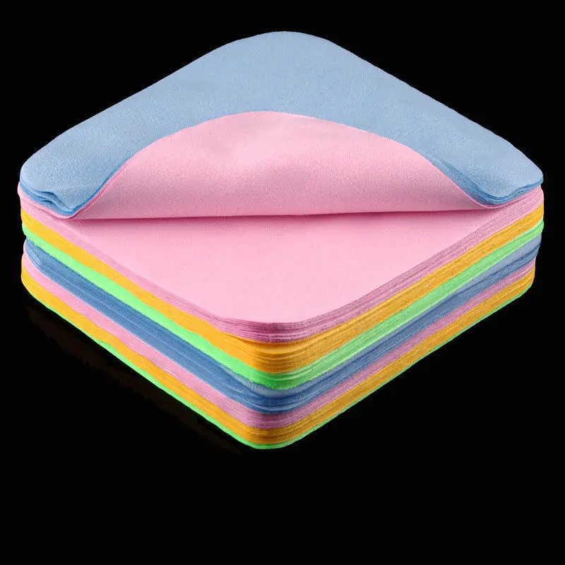 Visual Touch 100 pcs Glasses Cleaner Microfiber Glasses Cleaning Cloth Lens Phone Screen Camera Cleaning Wipes Random Color
Visual Touch 100 pcs Glasses Cleaner Microfiber Glasses Cleaning Cloth Lens Phone Screen Camera Cleaning Wipes Random Color