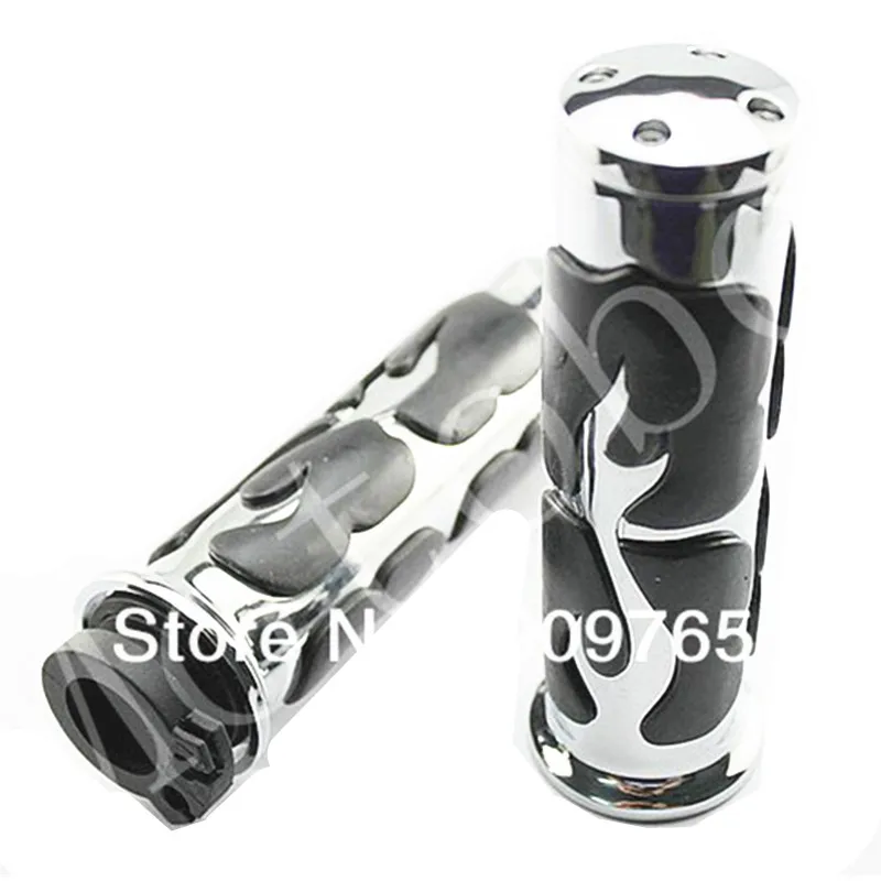 Pair Chrome Rubber Flame 1" Handlebar Hand Grips For Sportster 1200 883 Dyna Softail
Pair Chrome Rubber Flame 1" Handlebar Hand Grips For Sportster 1200 883 Dyna Softail