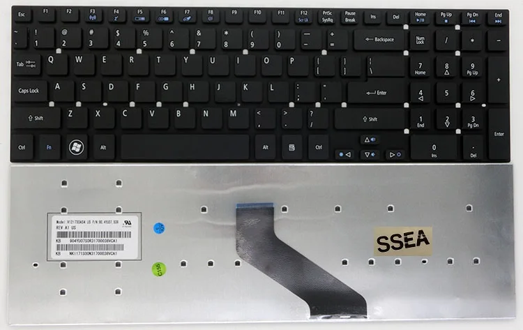 Новая черная клавиатура SSEA для ноутбука Acer Aspire E1-572G 570 510 E5 571 E572 E5 551, клавиатура без рамки
Новая черная клавиатура SSEA для ноутбука Acer Aspire E1-572G 570 510 E5 571 E572 E5 551, клавиатура без рамки