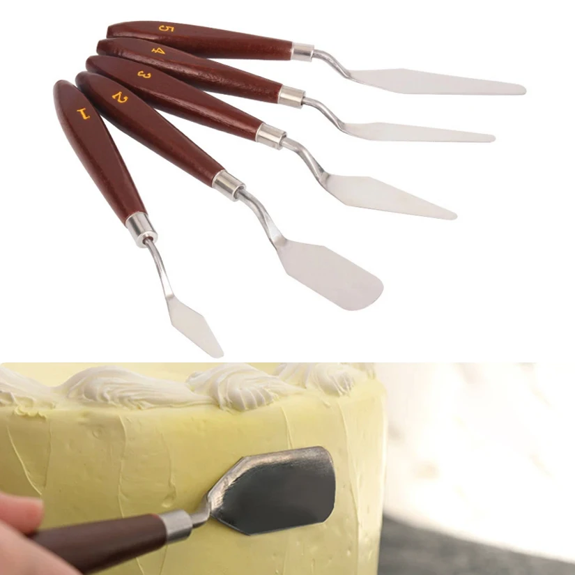 Wholesale 10 Sets(5pcs/set) Spatula Baking Pastry Tools Fondant Cream Mixing Scraper Oil Painting Shovel Cake Decorating Tools
Wholesale 10 Sets(5pcs/set) Spatula Baking Pastry Tools Fondant Cream Mixing Scraper Oil Painting Shovel Cake Decorating Tools