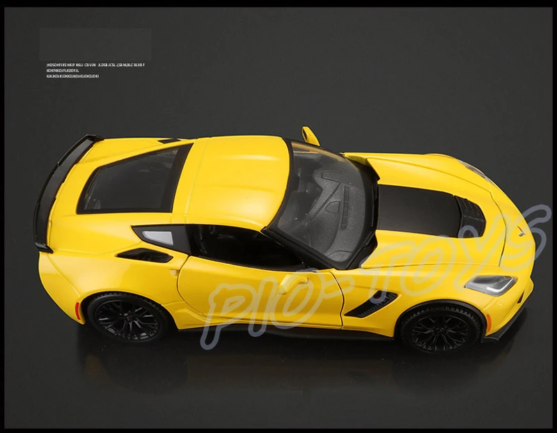 Подарок на Новый год Z06 1/24 Металлическая Модель коллекции автомобилей статичная