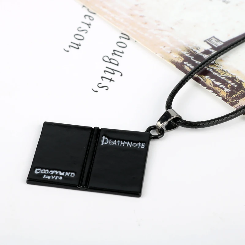 Ожерелье HEYu с подвеской из японского аниме Death Note Черная книга ювелирные изделия