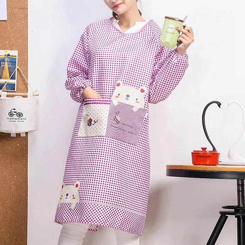 Girl Waterproof Kitchen Aprons Pet hospital overalls Long Sleeve Apron Women Restaurant Chef Cooking Baking BBQ Bibs Apron
Girl Waterproof Kitchen Aprons Pet hospital overalls Long Sleeve Apron Women Restaurant Chef Cooking Baking BBQ Bibs Apron