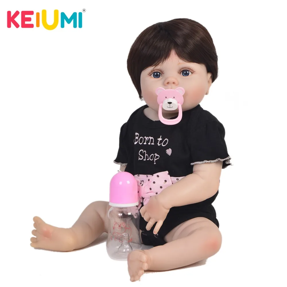 KEIUMI 23 Inch Full Silicone Vinyl Reborn Baby Doll Realistic Reborn Dolls Bonecas Girl Toys For Kids Children Day Xmas Gifts
KEIUMI 23 Inch Full Silicone Vinyl Reborn Baby Doll Realistic Reborn Dolls Bonecas Girl Toys For Kids Children Day Xmas Gifts