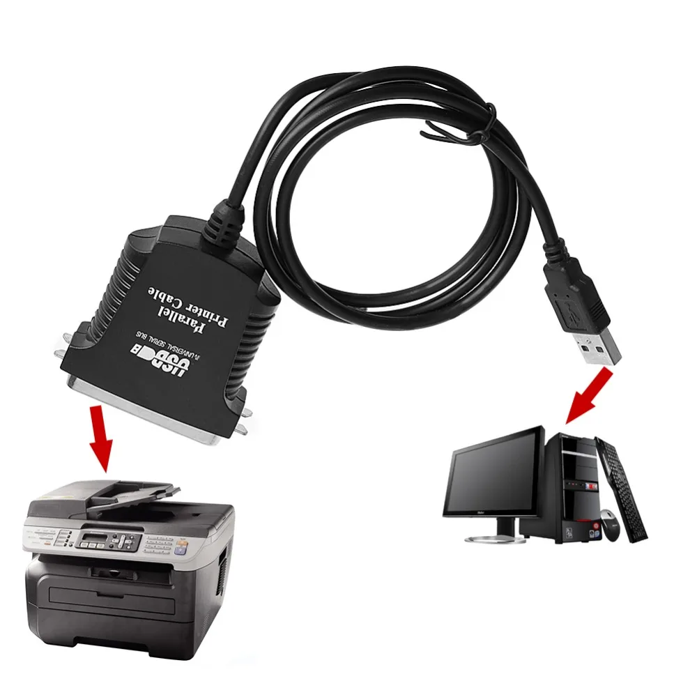 Новейший принтер адаптер Кабель USB 2 0 до 36 Pin параллельный IEEE 1284 Принтер провод