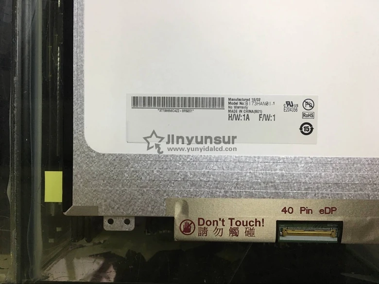 original NEW A+ B173HAN01.1 30PIN FHD 1920*1080 120HZ laptop screen Matte ips