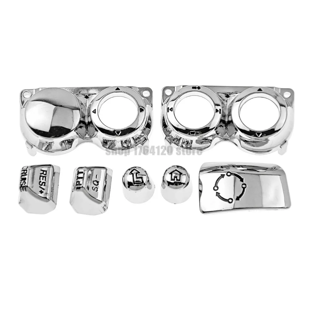 Chrome Hand Control Switch Cover Housing Button Caps 13pcs For Harley Touring Electra Glide Street Glide Road King 2014-2020
Chrome Hand Control Switch Cover Housing Button Caps 13pcs For Harley Touring Electra Glide Street Glide Road King 2014-2020
