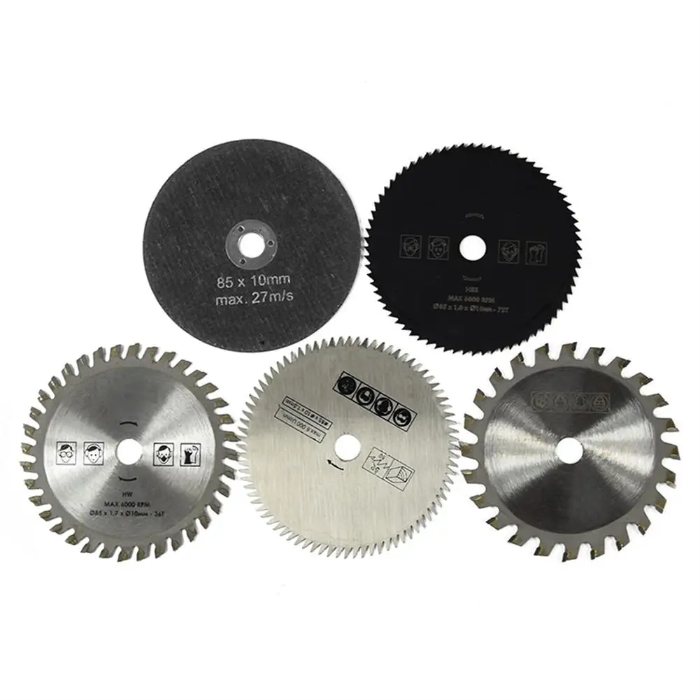 85*10mm 5 Pcs/set Diameter 85mm Carbide Small Circular Saw Blade Hard Multi-function Circular Saw Blade
85*10mm 5 Pcs/set Diameter 85mm Carbide Small Circular Saw Blade Hard Multi-function Circular Saw Blade