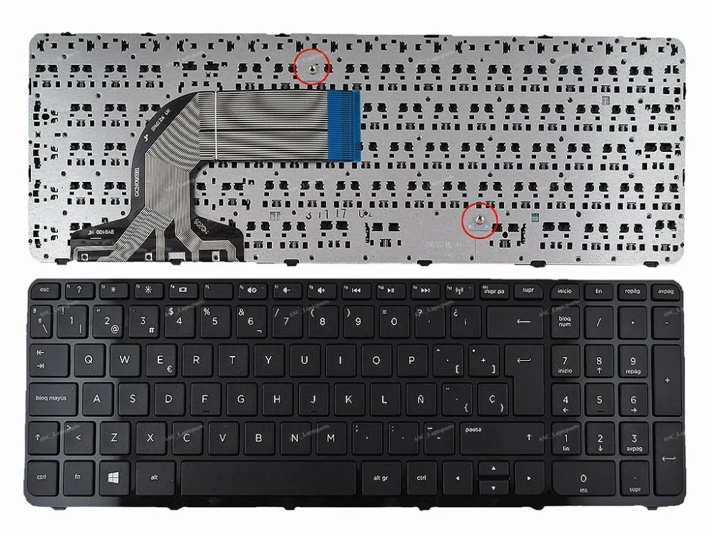 

Новая клавиатура SP с испанской раскладкой Teclado для HP Pavilion 15-e000 15-e002sp 15-e003sp 15-n228ss 15-n229ss 15-n230ss 15-n251ss с черной рамкой