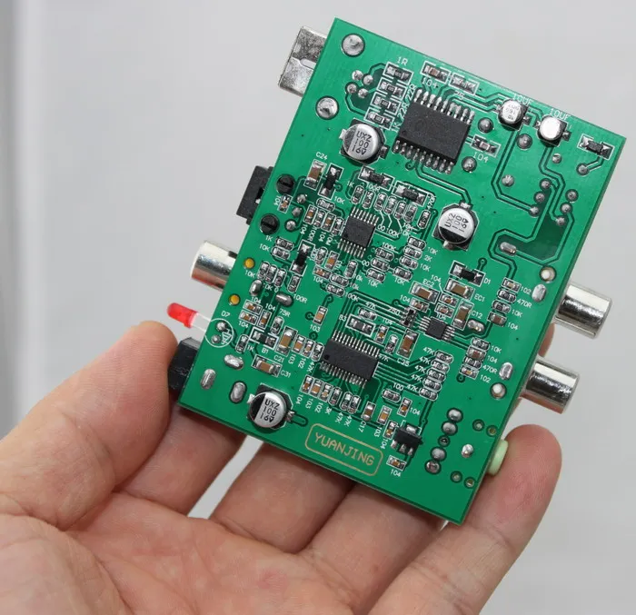 DC5V CM102S+, SGM8054, CS8416 support 16Bit, 48K transmission USB fiber coaxial three-in-one (economy) decoder board
DC5V CM102S+, SGM8054, CS8416 support 16Bit, 48K transmission USB fiber coaxial three-in-one (economy) decoder board