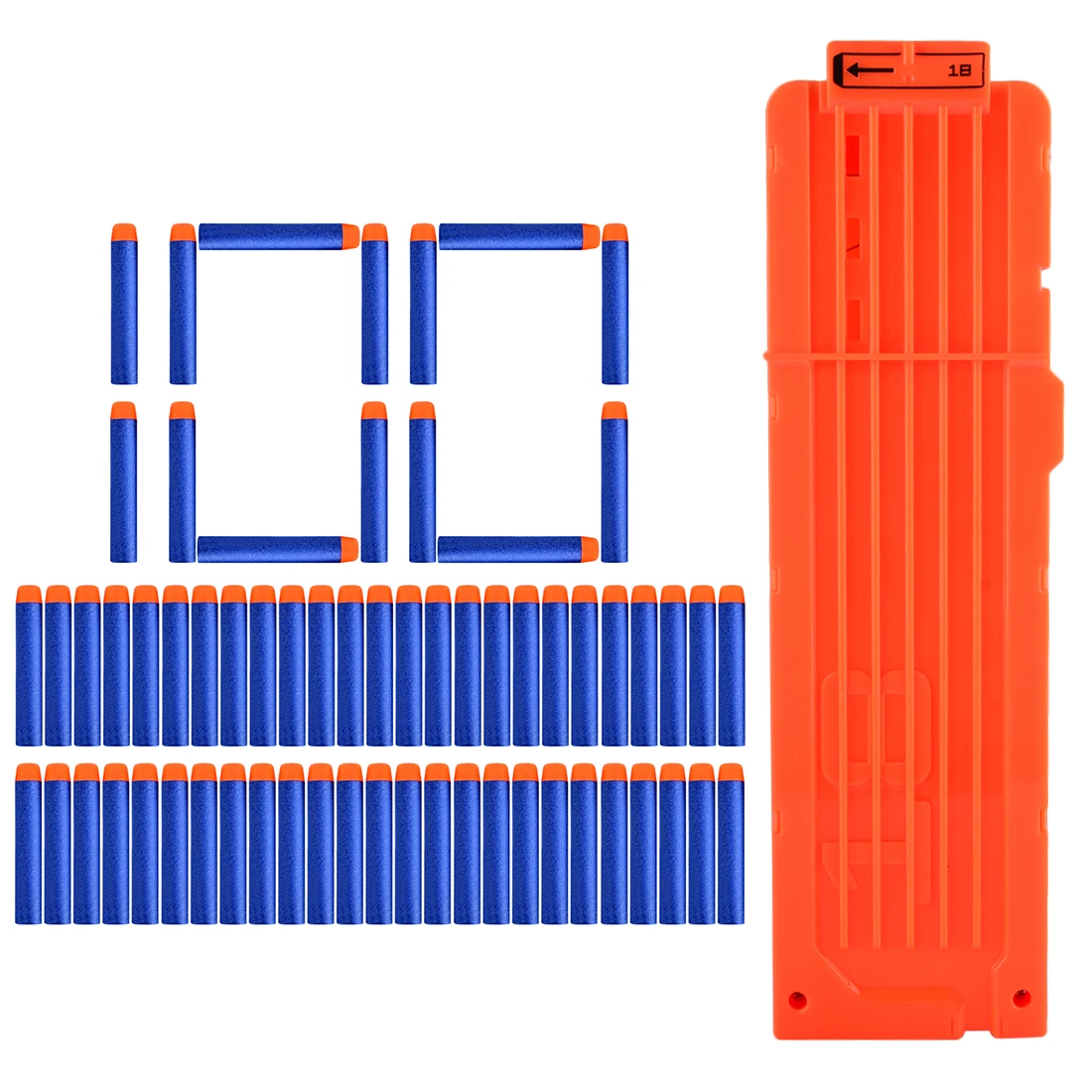 100pcs Soft Bullet Round Head Hollow Foam + 18 Bullets Soft Bullet Clips For Nerf N-strike Elite Series
100pcs Soft Bullet Round Head Hollow Foam + 18 Bullets Soft Bullet Clips For Nerf N-strike Elite Series