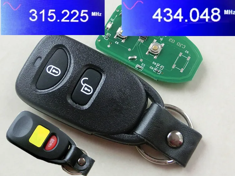 RMLKS пульт дистанционного управления Fob 2 + 1 кнопка 315 МГц 433 подходит для Hyundai Tucson