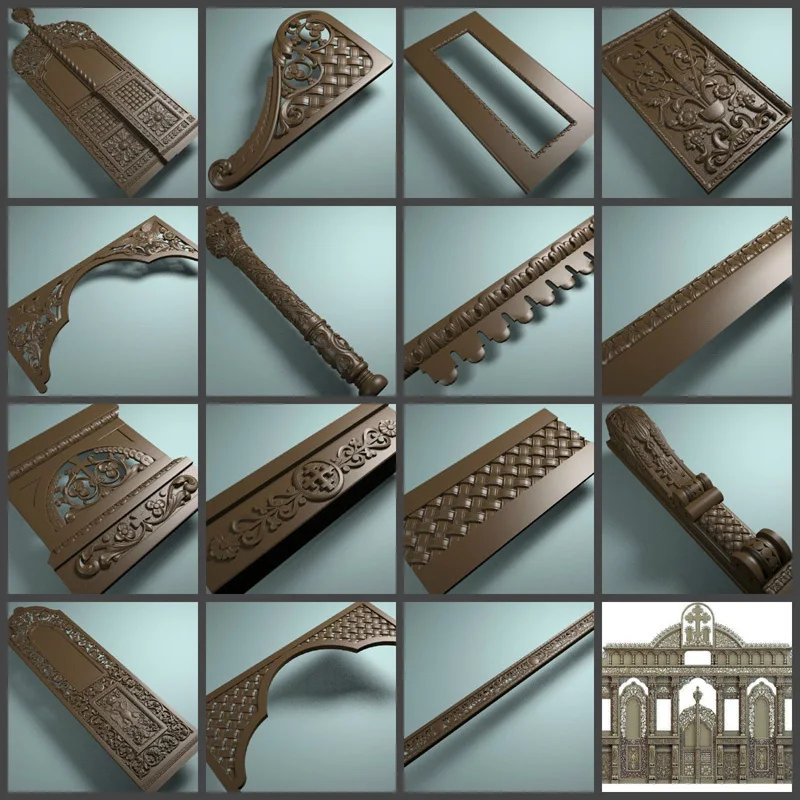 Luxurious door 3d model STL relief for cnc STL format Luxurious door 3d model for cnc stl relief artcam vectric aspire
Luxurious door 3d model STL relief for cnc STL format Luxurious door 3d model for cnc stl relief artcam vectric aspire
