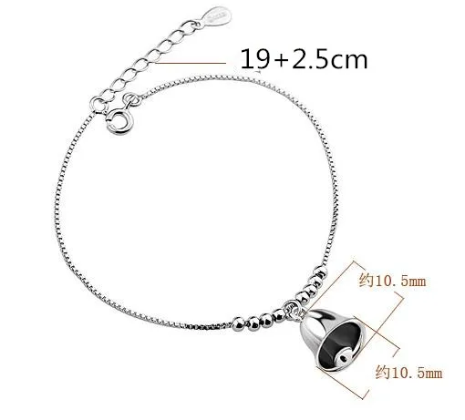 Everoyal New Arrival 925 Sterling Silver Bracelets For Women Jewelry Trendy Bell Silver Anklets Girl Summer Accessories Female
Everoyal New Arrival 925 Sterling Silver Bracelets For Women Jewelry Trendy Bell Silver Anklets Girl Summer Accessories Female