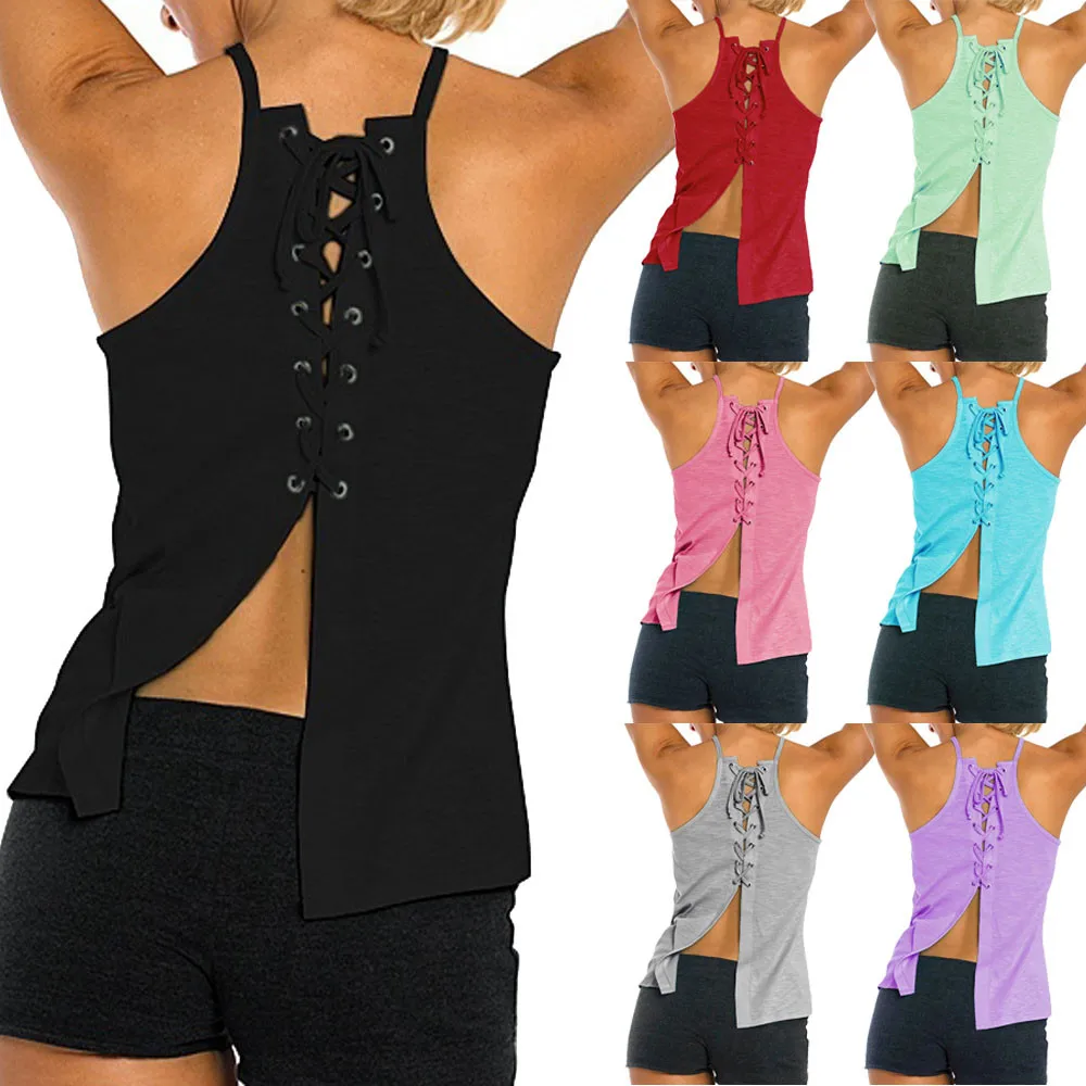 Women Blouses Sleeveless Summer Casual Back Bandage Spring O Neck Shirt Polyester Tank Tops Blouse Fashion
Women Blouses Sleeveless Summer Casual Back Bandage Spring O Neck Shirt Polyester Tank Tops Blouse Fashion