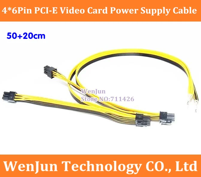 50PCS Free Shipping 50cm+20cm PCIe PCI-E 4*6pin Male Power Cable Cord For DELL 2950 PE1950 PE2950 Service
50PCS Free Shipping 50cm+20cm PCIe PCI-E 4*6pin Male Power Cable Cord For DELL 2950 PE1950 PE2950 Service