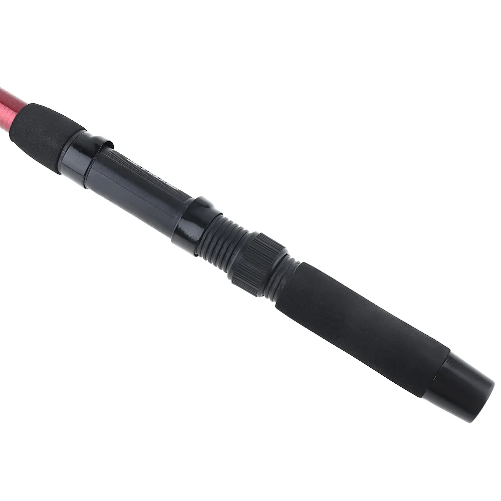 2.1m Fiberglass Telescopic Fishing Rod Sea Pole Travel Rock Casting Rods | Спорт и развлечения