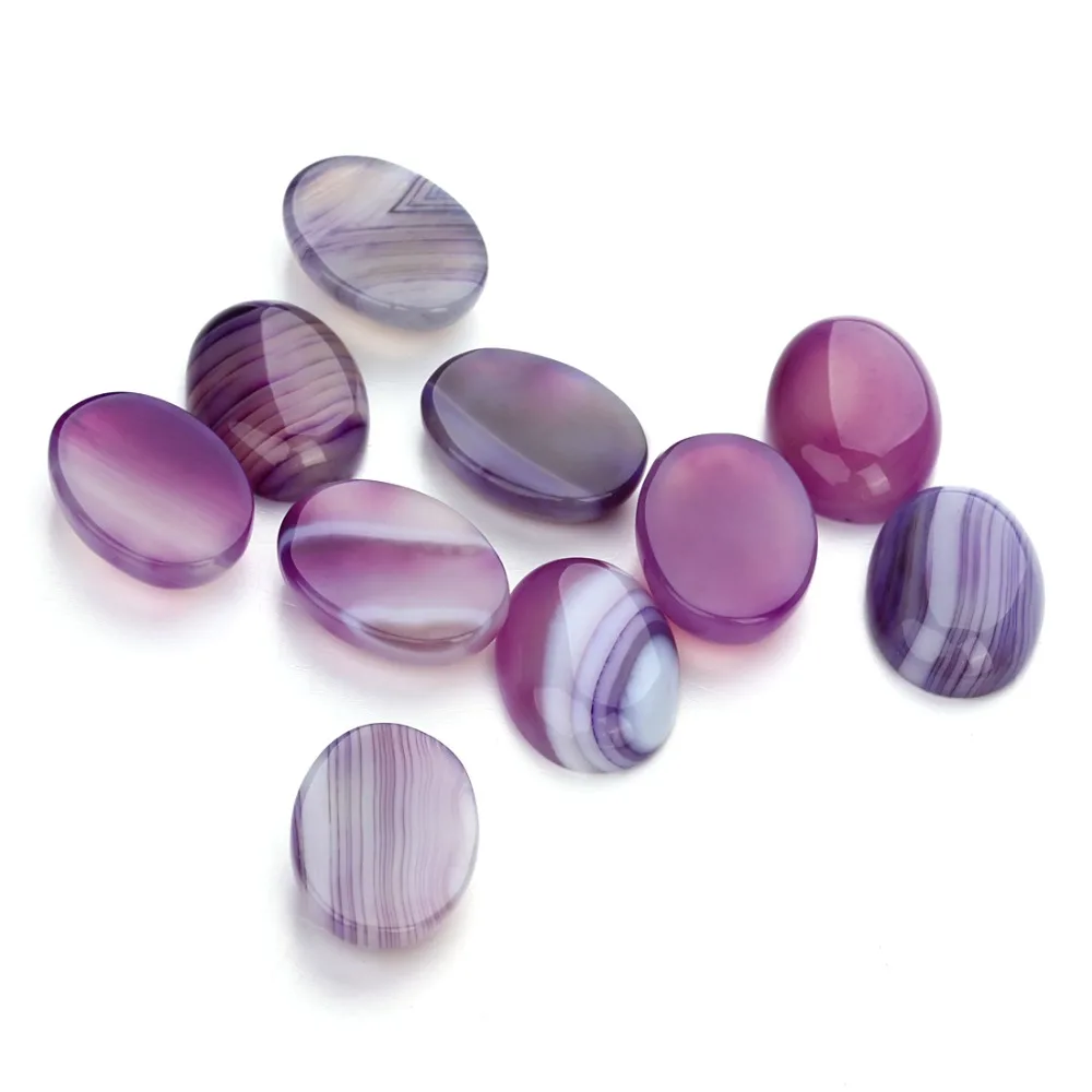 10pcs Oval Natural Stone Cabochons Flat Round Pruple Agte Purple Cabochon Cameo For Jewelry Base Settings DIY Rings
10pcs Oval Natural Stone Cabochons Flat Round Pruple Agte Purple Cabochon Cameo For Jewelry Base Settings DIY Rings