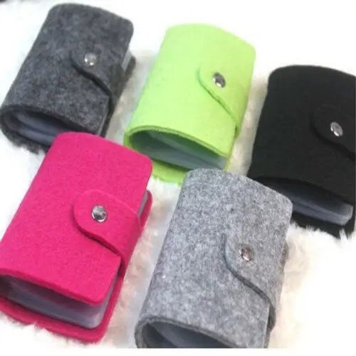 Mini 24-card Felt Multi-card Type ID Credit Card Case Package Bag Holder 2019 Men's Women's Smart Wallet Card ID Holders
Mini 24-card Felt Multi-card Type ID Credit Card Case Package Bag Holder 2019 Men's Women's Smart Wallet Card ID Holders
