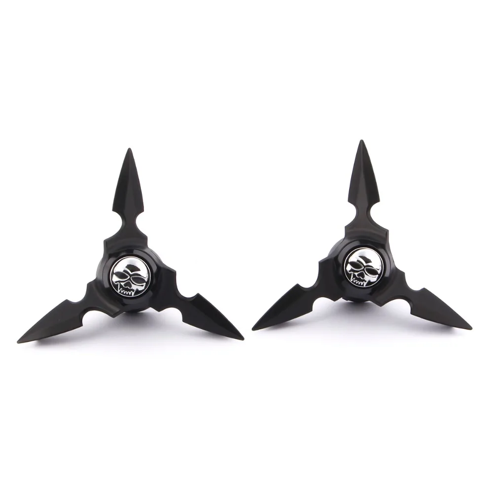 Black Chrome Skull Spun Blade Spinning Front Axle Cap Nut Cover for Harley Touring FXDC FLHTK Softail Motorcycle
Black Chrome Skull Spun Blade Spinning Front Axle Cap Nut Cover for Harley Touring FXDC FLHTK Softail Motorcycle