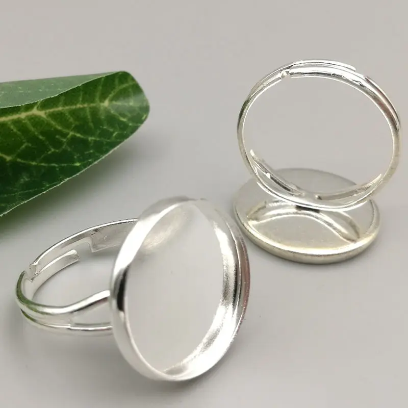 200pcs/lot 10/12/14/16/18/20mm Ring Settings Brass Silver Color Round Blank Tray Finger Rings Cameo Cabochon base Setting
200pcs/lot 10/12/14/16/18/20mm Ring Settings Brass Silver Color Round Blank Tray Finger Rings Cameo Cabochon base Setting
