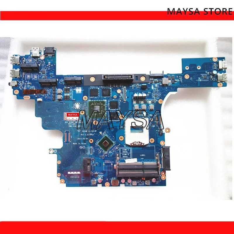 VALA0 LA 9413P для DELL E6540 материнская плата ноутбука HD 8790M 2GB GPU HM87 PGA947 DDR3L|Материнские