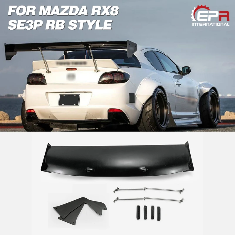 Автомобильные аксессуары для Mazda RX8 SE3P RB Style FRP задний спойлер из стекловолокна GT