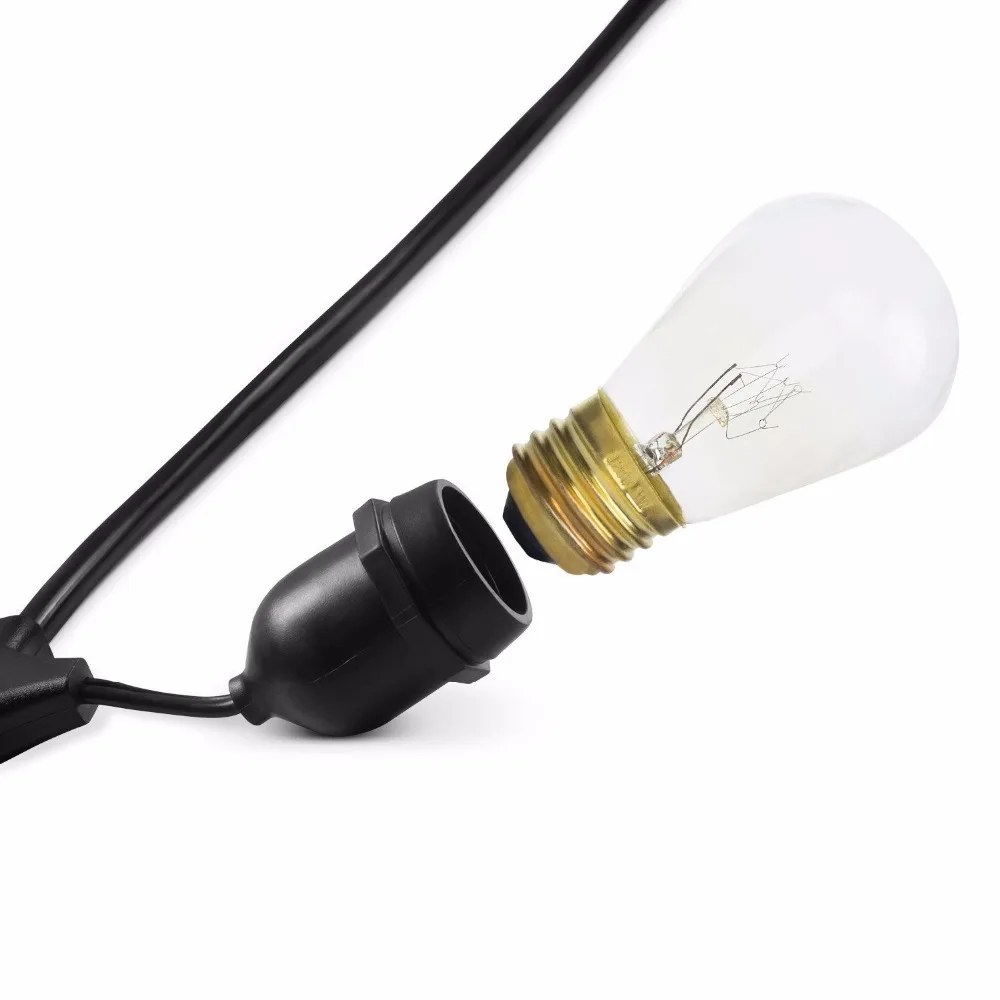 AU SAA Listed 2017 In Stock 48ft 14.4M Led Clear Warm Bulbs Street Garland Cafe String Lights Chain Cable Lighting Festoon
AU SAA Listed 2017 In Stock 48ft 14.4M Led Clear Warm Bulbs Street Garland Cafe String Lights Chain Cable Lighting Festoon