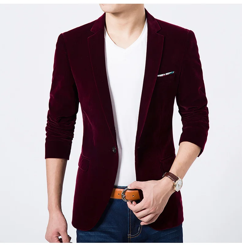 During the spring and autumn 2020 men Cultivate one's morality pleuche dress suit young suit
During the spring and autumn 2020 men Cultivate one's morality pleuche dress suit young suit